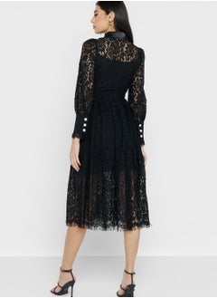 ELLA Lace A-Line Dress  - Image 2