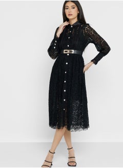 ELLA Lace A-Line Dress  - Image 4