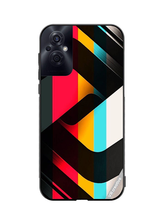 VR CREATIVE Protective Case Cover For Oppo Reno8 Z Multicolor Design - Image 1