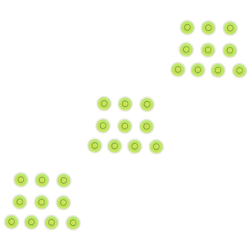 مستوى الروح الفقاعي الأكريليكي الأخضر 2.3 × 2.3 × 0.9 سم - قطعتان لمعايرة دقيقة في تأطير الصور والحوامل الثلاثية والاستخدام المنزلي - Image 2