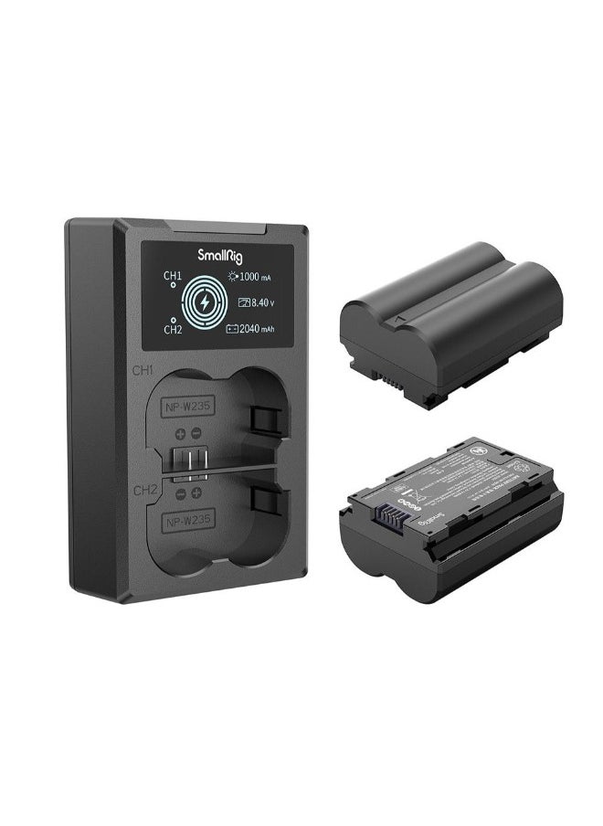 SMALLRIG SmallRig NP-W235 Camera Battery And Charger Kit 3822 (Fujifilm GFX 50S II, GFX 100S, X-T4)  - Image 2