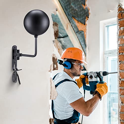 Shimeyao 6 Pack Motorcycle Helmet Rack Wall Mount Helmet Holder 180° Rotation Motorcycle Gear Hanger Display Stand with 2 Hooks for Men Women, Bike Coats, Caps, Jacket, Glove, Sportswear Accessories - Image 5