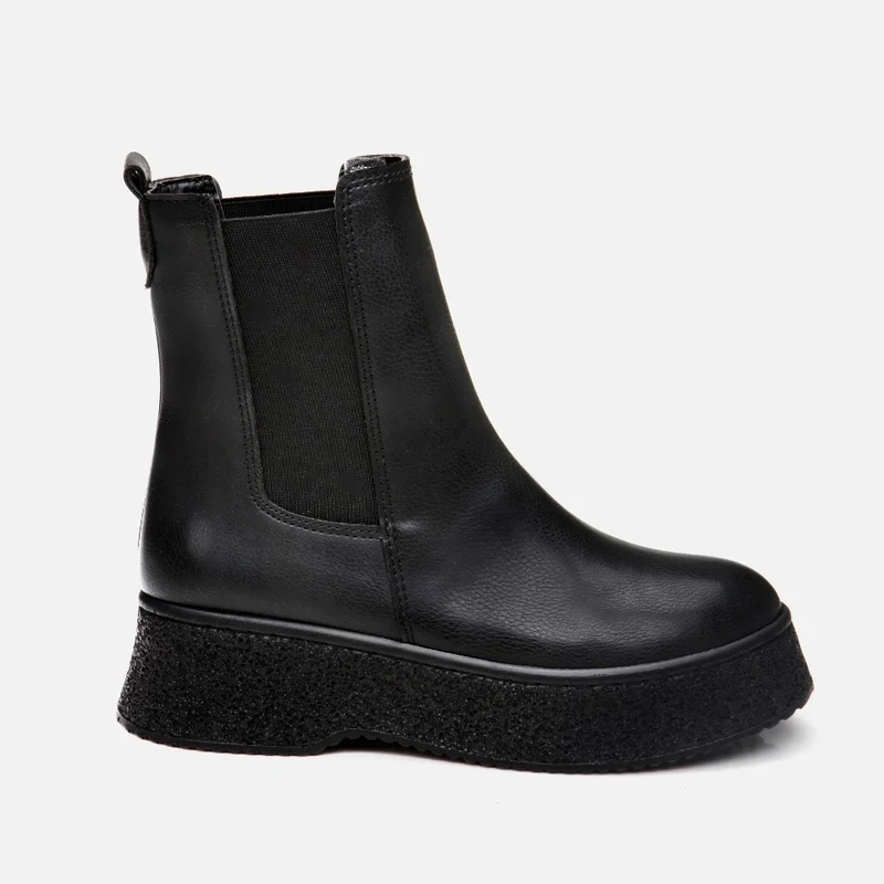 Hotiç 01BOH295300A100 BLACK Women's Flat Boots