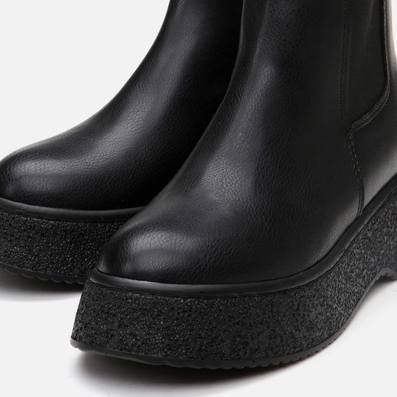 Hotiç 01BOH295300A100 BLACK Women's Flat Boots