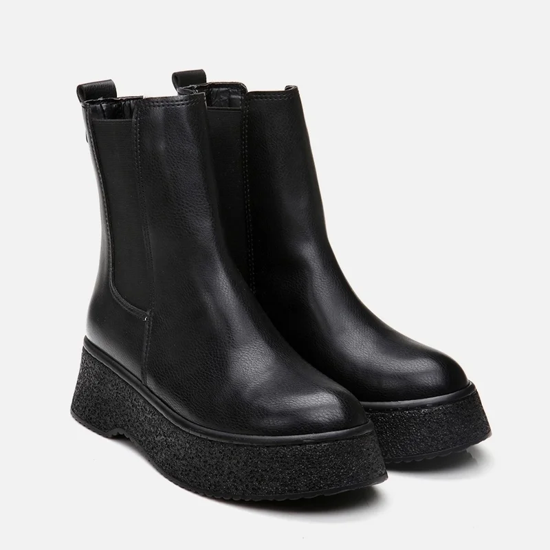 Hotiç 01BOH295300A100 BLACK Women's Flat Boots