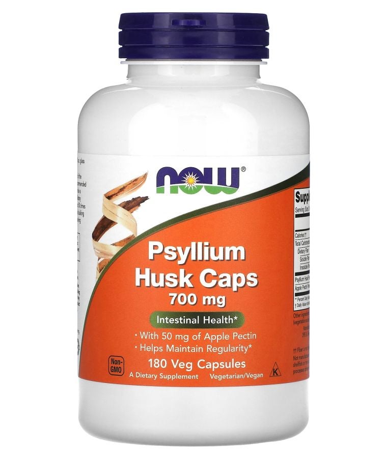 now Psyllium Husk Caps 700 mg 180 Veg Capsules