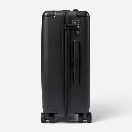 The Ridge Premium Hard Shell Carry On Luggage - TSA Approved Lock - 360° Spinner Wheels for Travel - Royal Black - Image 5