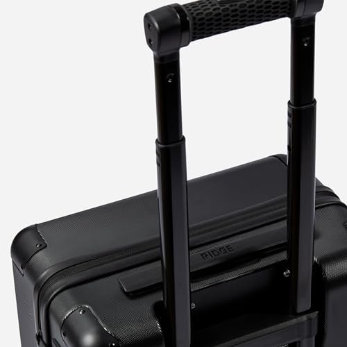 The Ridge Premium Hard Shell Carry On Luggage - TSA Approved Lock - 360° Spinner Wheels for Travel - Royal Black - Image 2