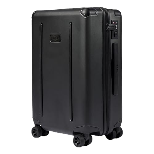 The Ridge Premium Hard Shell Carry On Luggage - TSA Approved Lock - 360° Spinner Wheels for Travel - Royal Black - Image 1