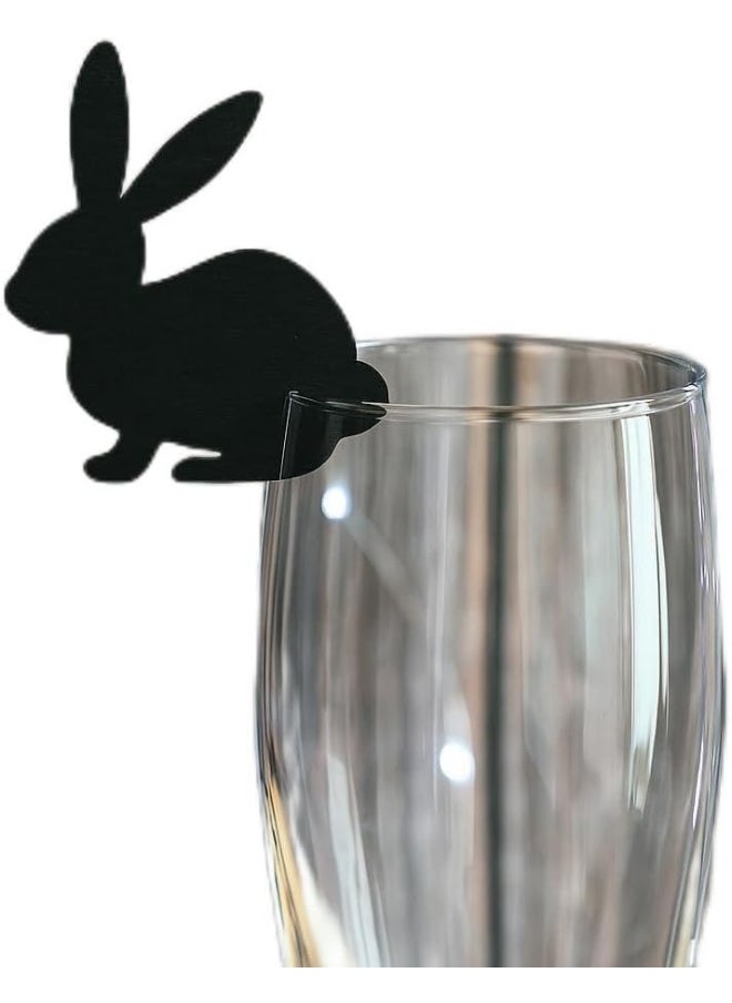 Horoof Home Horoof Home® 2pcs Bunny Acrylic Glass Tags  - Image 1
