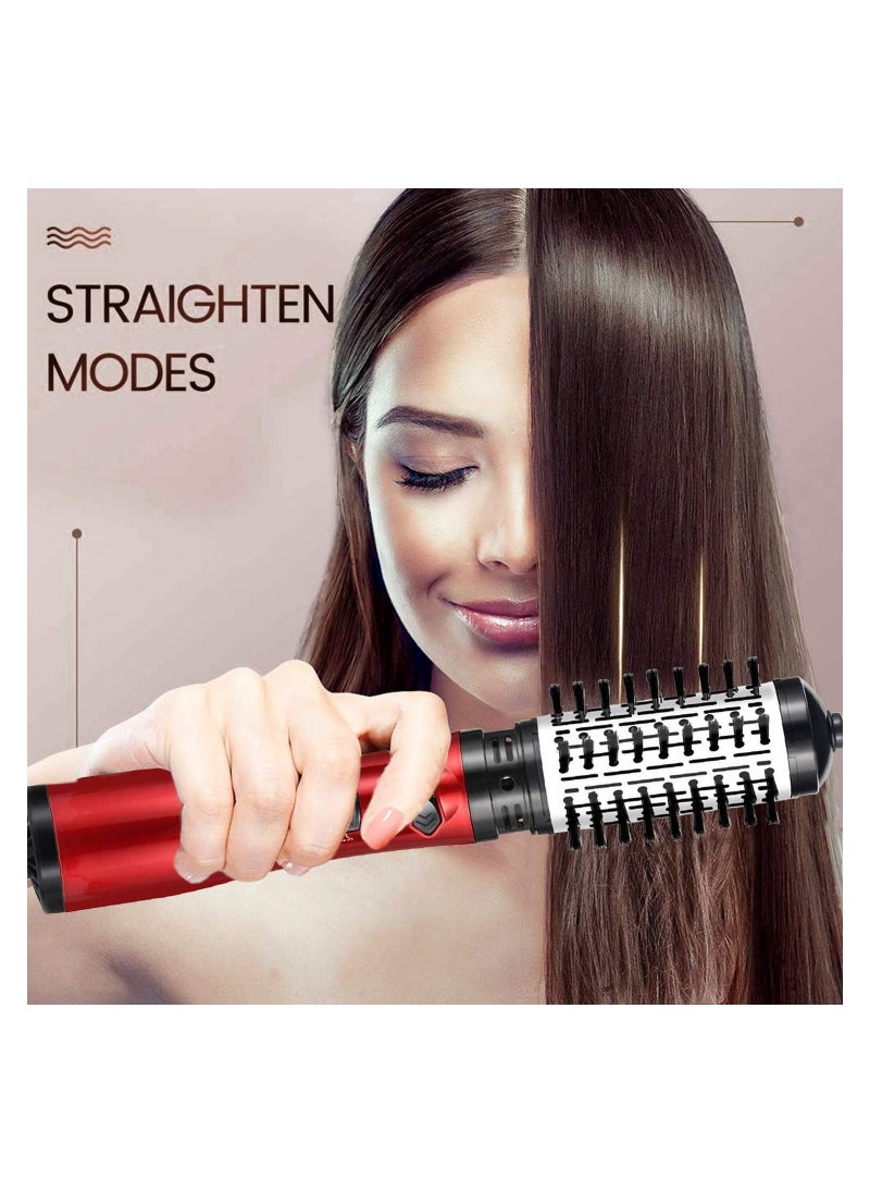 Generic - Hot Air Styler and Swivel Hair Dryer 1200W Air Wrapped Hair Stylist Rotating Curling Maker with 2 Interchangeable Brushes for Dry Curly Supple Hair - Image 1