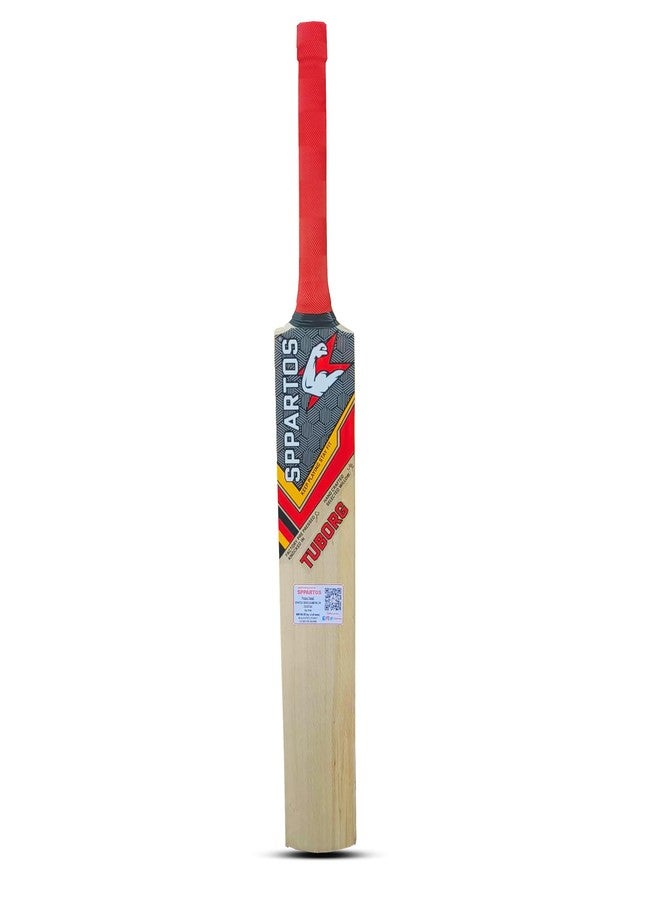 مضرب كريكيت SPPARTOS Tuborg Youth Size Kashmir Willow - تصميم يركز على الأداء لجميع مستويات المهارة (مقاس 4) - Image 2