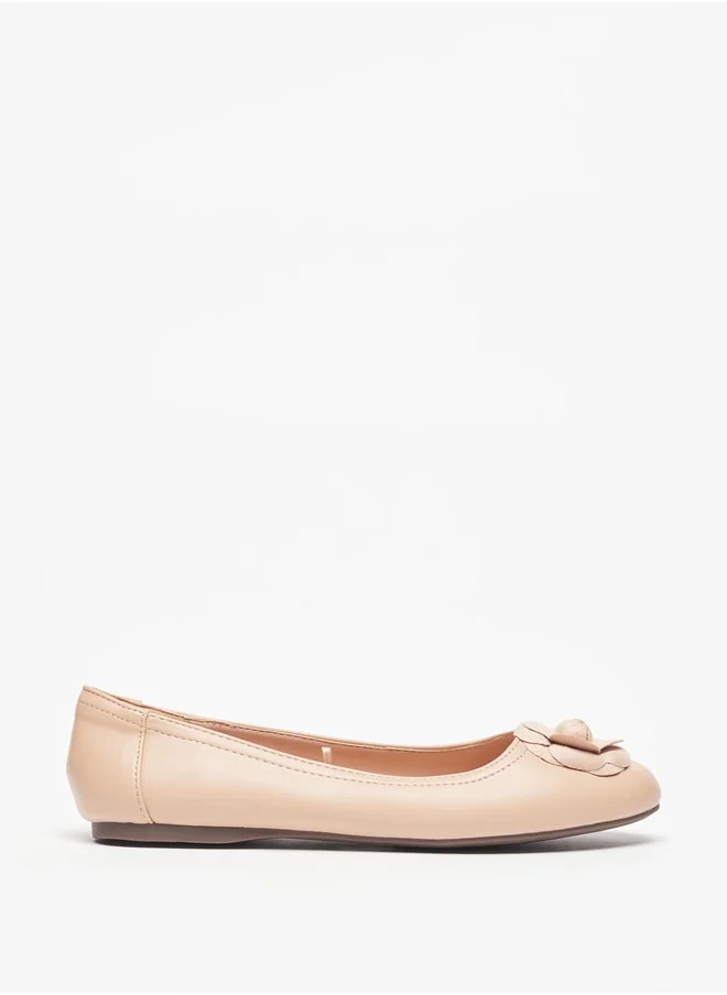 Celeste Women Floral Accent Slip-On Ballerina Shoes