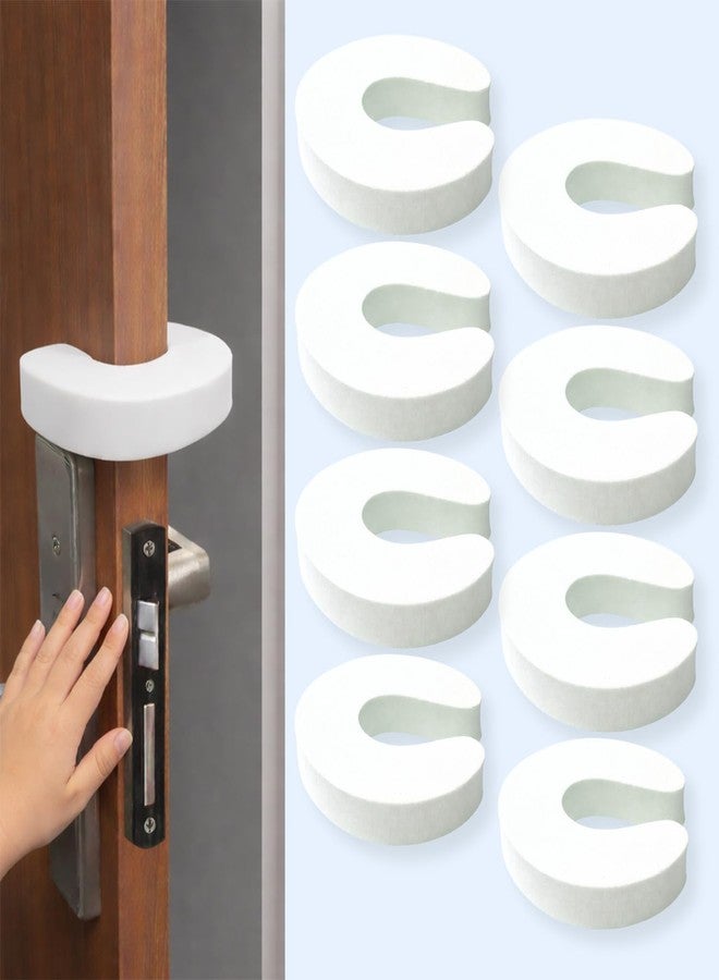 AWEJOY Baby Safety Door Stopper Guard (Pack of 8)| Soft Foam Door Jammer for Home | Prevents Finger Injuries & Door Slamming | Baby Proofing Door Guard for Kids & Pets - Image 1