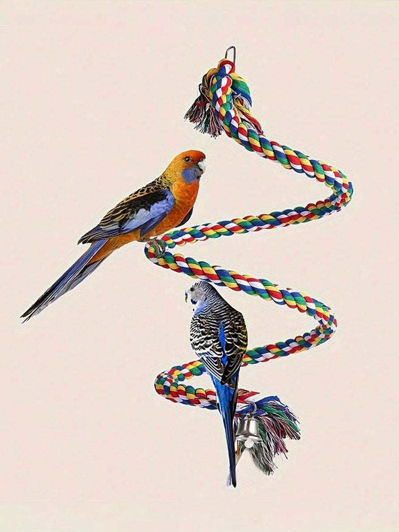 Bird Spiral Rope Climbing and Play Toy 50cm - Image 2
