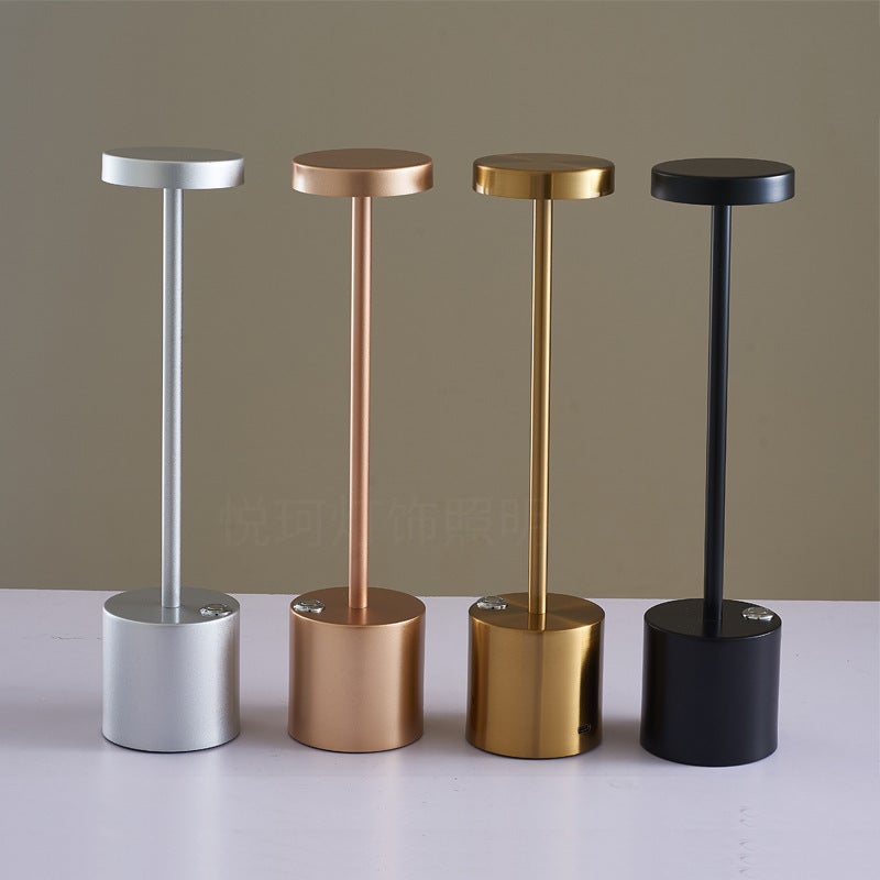 、、，：
Table Lamp: LED Touch Dimming Table Lamp - USB Charging I-shaped Atmosphere Lamp for Restaurant Home Use - Image 4
