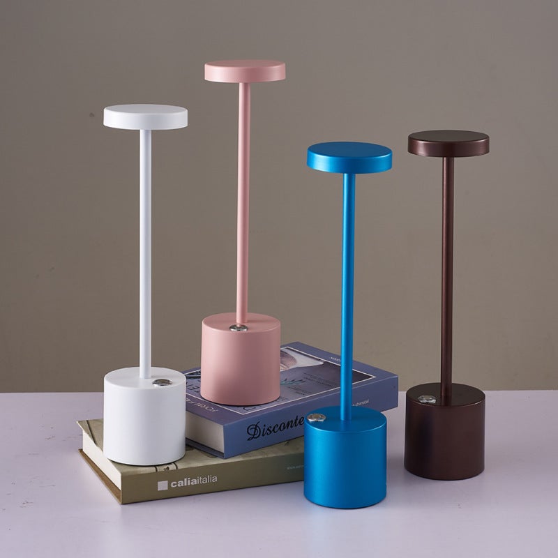 、、，：
Table Lamp: LED Touch Dimming Table Lamp - USB Charging I-shaped Atmosphere Lamp for Restaurant Home Use - Image 3