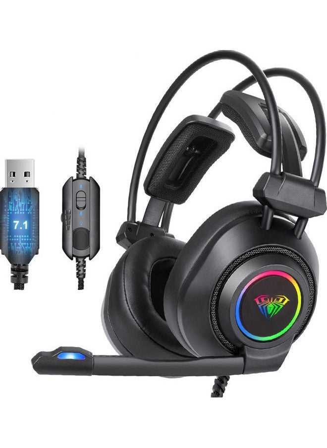 NIBEMINENT Professional Over-Ear Wired Gaming Headset For PS4/PS5/XOne/XSeries/NSwitch/PC  - Image 1