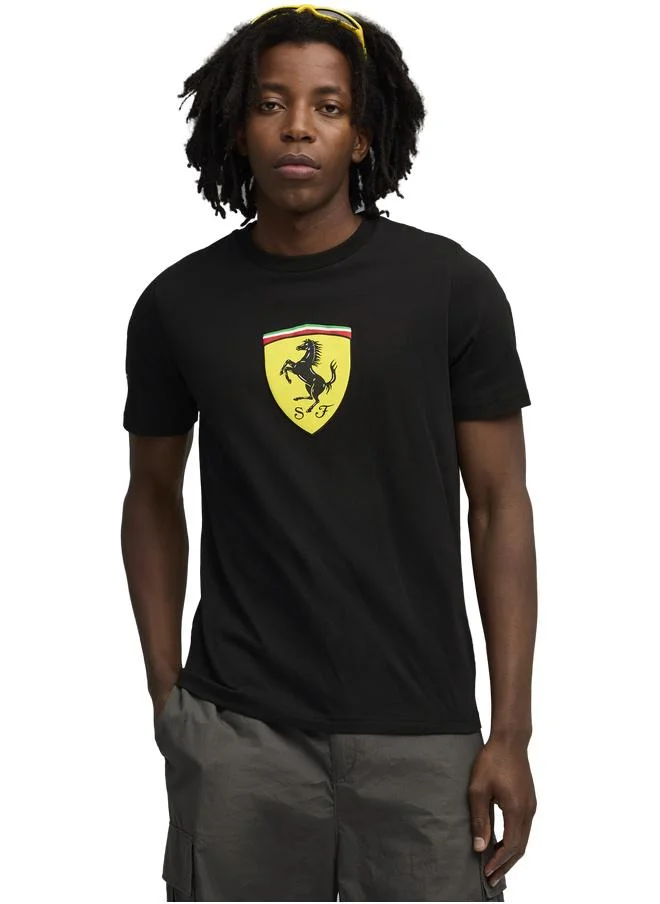 بوما تيشرت Scuderia Ferrari Sportswear مزين بدرع ملون للرجال