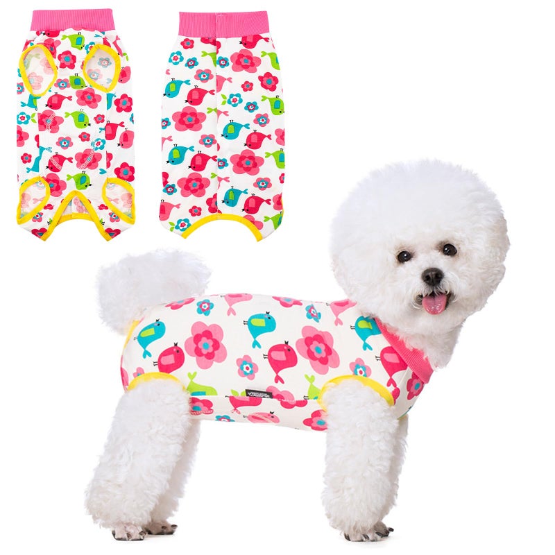 Coppthinktu Recovery Suit for Dogs After Surgery, Dog Onesie Surgery Recovery Suit for Female Spay, Soft Male Surgical Pajamas Bodysuits for Small Medium Puppy to Anti Licking Dog Cone Alternative - Image 1