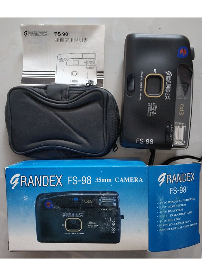 Generic Used Old Camera Retro Paraxial Film Camera Nostalgic Old Object Fool Film Machine Collectible Ornaments-Body Color:A Camera.