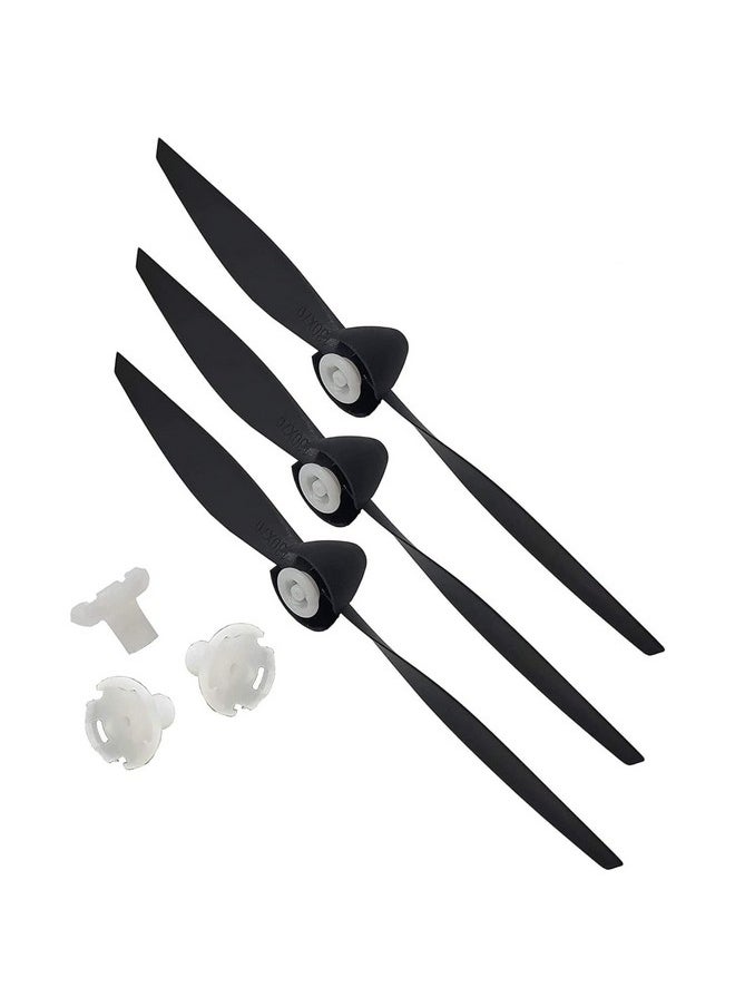 Top Race Spare Propellers Tr-C285G Rc Plane And Tr-C385 4 Channel Remote Control Airplane With Propeller Savers And Adapters Pack Of 3  - Image 1