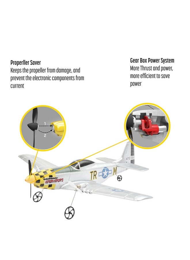 Top Race Spare Propellers Tr-C285G Rc Plane And Tr-C385 4 Channel Remote Control Airplane With Propeller Savers And Adapters Pack Of 3  - Image 2