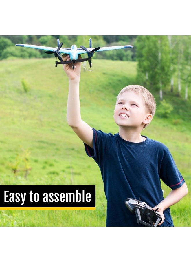 Top Race Spare Propellers Tr-C285G Rc Plane And Tr-C385 4 Channel Remote Control Airplane With Propeller Savers And Adapters Pack Of 3  - Image 5