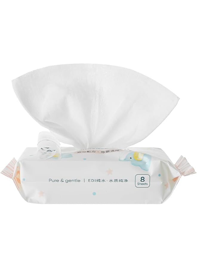 Miniso Baby Holiday Thick Wet Wipes 8 Wipes*8 Boxes