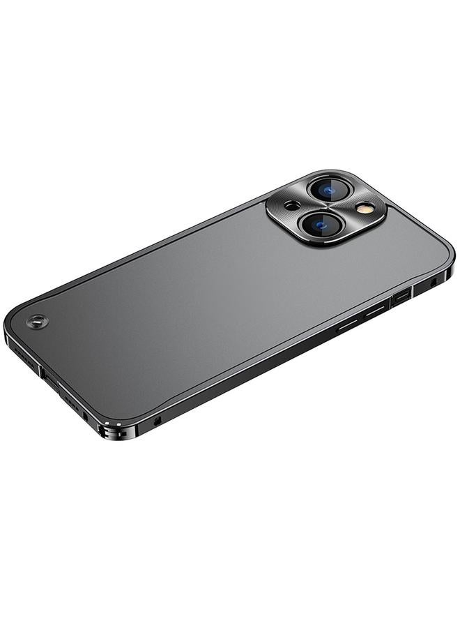 S-TOP Case For iPhone 13 Metal Frame Frosted PC Shockproof Phone Case - Image 1