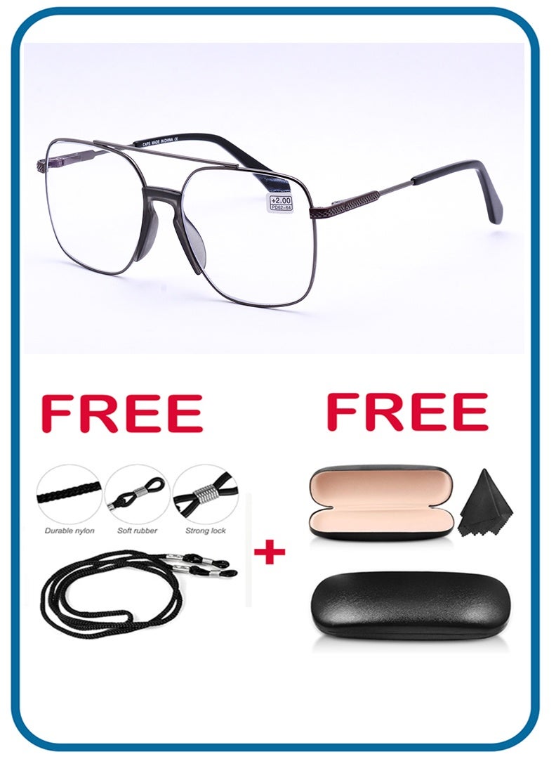 Player men's and women's prescription reading glasses - handmade - with original case and cleaning cloth - Image 2