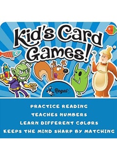 Regal Games Regal Games Card Games for Kids - Go Fish, Crazy 8's, Old Maid, Slap Jack, Monster Memory Match, War - Simple & Fun Classic Family Table Games - Games May Vary (6 Set)  - Image 2