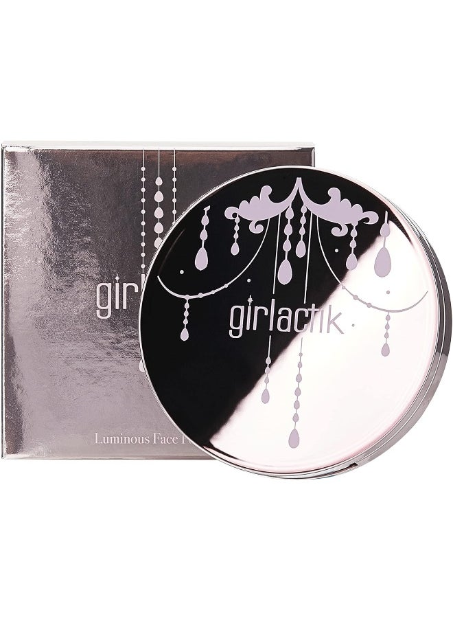 girlactik Usa. 2-In1 Compact Face Pressed Powder & Contour Bronzer. Weightless, Buildable Coverage. Velvet Finish. -Light  - Image 4