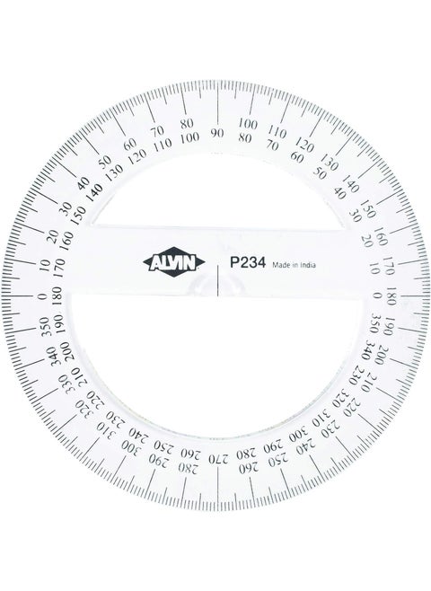 Alvin P234 Circular Protractor 360 Degrees  4