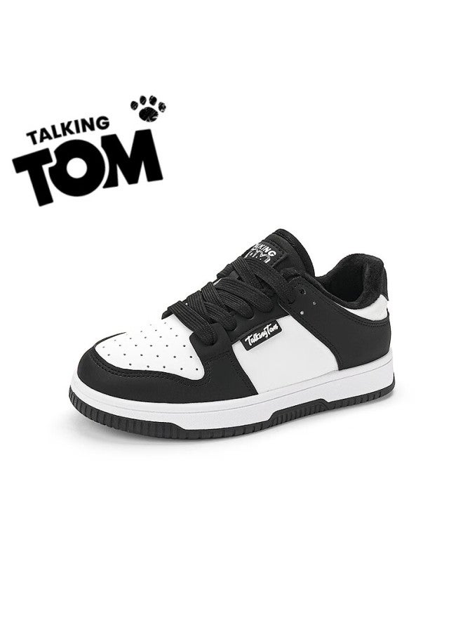 Talkingtom Shoes Uni  Autumn Winter Youth Sports Outdoor Casual Fashion Sneakers Black White Panda Fleece Lined Size 41 - Image 3