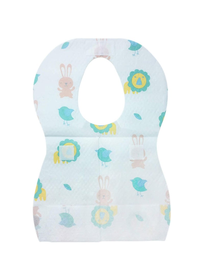 THE SMURFS - Smurfs Disposable Bibs, 100 Pieces, Baby Disposable Bibs, Infant Bibs, Travel Baby Bibs - Image 1