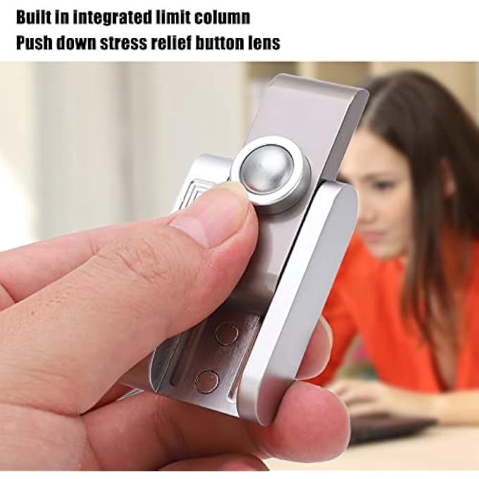 POENVFPO Haptic Slider, Camera Shaped Metal Fidget Toys, Office Desk Anxiety Stress Relief Click Push Slider Toys for Adults Kids Students Teens - Image 4
