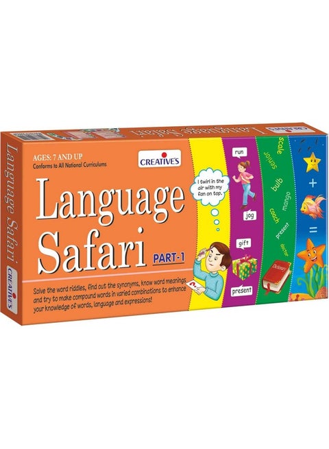 Language Safari Part-1 | Learning Compound Words, Word Riddles, Synonyms, Words Meanings | Languages & Expressions | Learning & Educational Board Game | Practice Language Skills | Ages 7 & Up