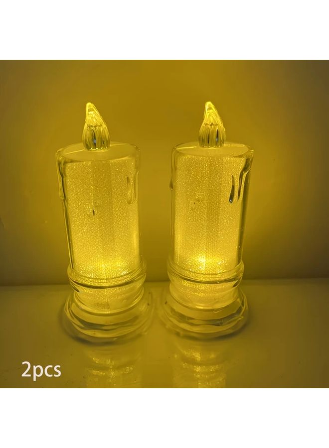 5 شموع LED بدون لهب مع مؤقت وريموت كونترول وبطاريات مدمجة لتزيين المنزل - Image 1