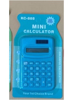 Generic High quality small portable calculator, blue color 