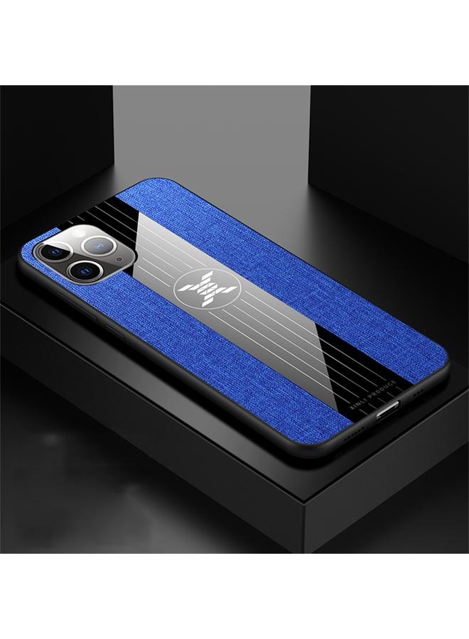 Case For iPhone 11 Pro Max Stitching Cloth Textue Shockproof TPU Protective Case