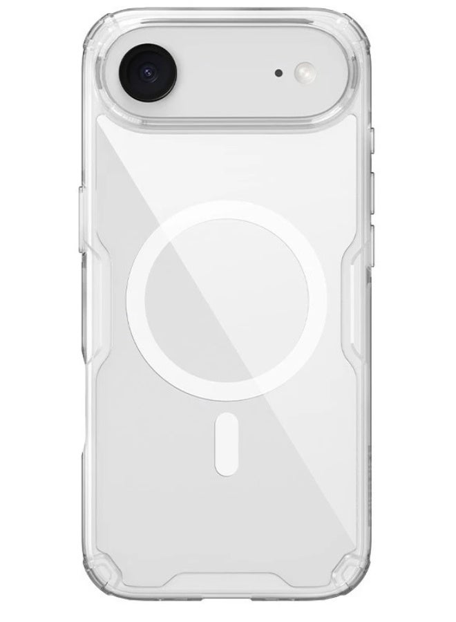 Nillkin Nature TPU Pro Magnetic Case for iPhone 17 Air Wireless Charging Shockproof Bumper Case - Clear - Image 4