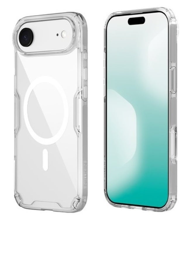 Nillkin Nature TPU Pro Magnetic Case for iPhone 17 Air Wireless Charging Shockproof Bumper Case - Clear - Image 3