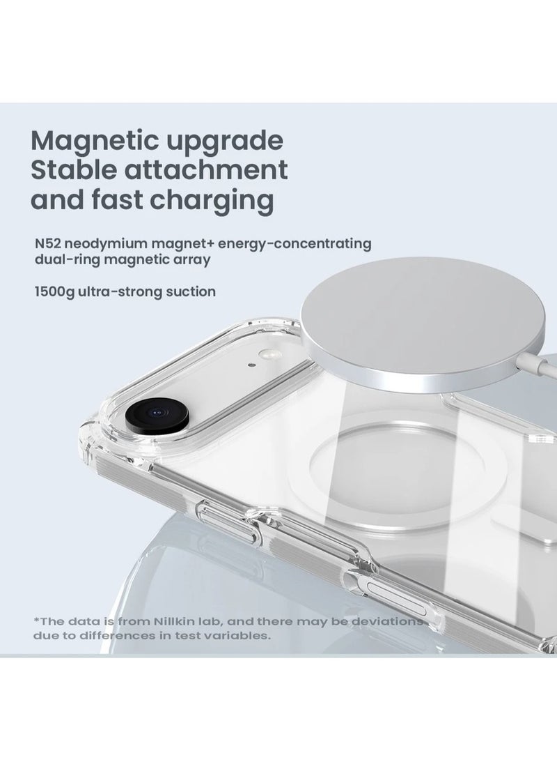Nillkin Nature TPU Pro Magnetic Case for iPhone 17 Air Wireless Charging Shockproof Bumper Case - Clear - Image 1