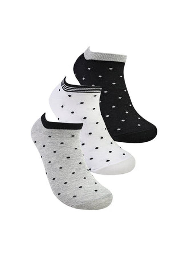 STITCH Women's Pack of 3 Lycra Ankle Casual Dots Socks - pzsku/ZF3FB7BC0ABD9048ED65AZ/45/_/1729109240/8d07d033-fbae-44a6-ba3d-1ef686b833ec