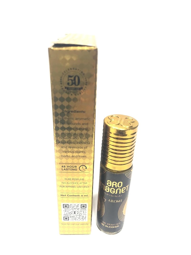 Arome Aro Magnet Attar Perfume For Men Women I Non Alcoholic Roll On Attar I Usable For Gift - Image 5