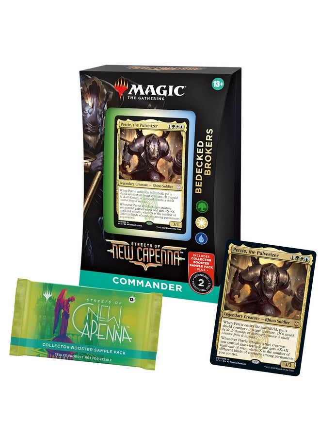 Magic the Gathering Magic: The Gathering Streets Of New Capenna Commander Deck - Bedecked Brokers + Collector Booster Sample Pack  - Image 1