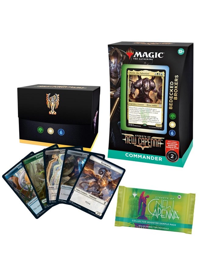 Magic the Gathering Magic: The Gathering Streets Of New Capenna Commander Deck - Bedecked Brokers + Collector Booster Sample Pack  - Image 2