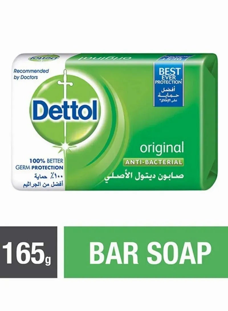Dettol Original Anti Bacterial Soap Bar, 165g 