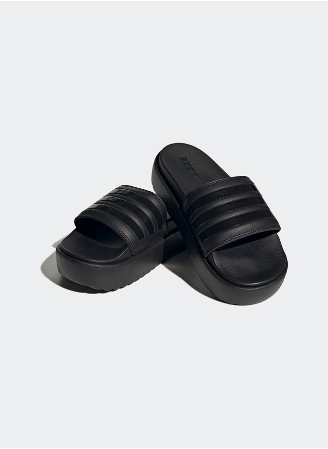 Adidas - Adilette Platform Slides - Image 1